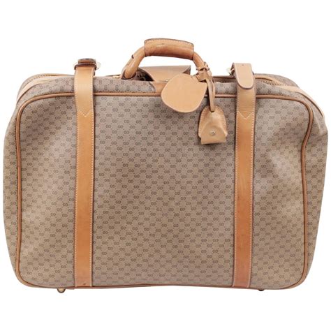 vintage gucci suitcase for sale|vintage Gucci luggage bag.